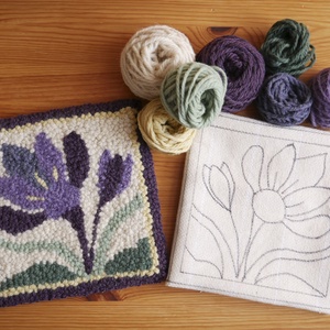 Krókusz virág csomag - punch needle használatához, DIY (Csináld magad), Egységcsomag, Hímzés, Mindenmás, MESKA
