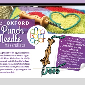 Punch needle használati leírás, DIY (Csináld magad), Szabásminta, útmutató, Hímzés, Mindenmás, MESKA