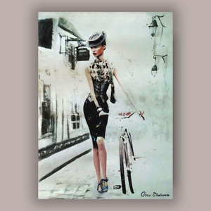 Francia negyed art print - Meska.hu
