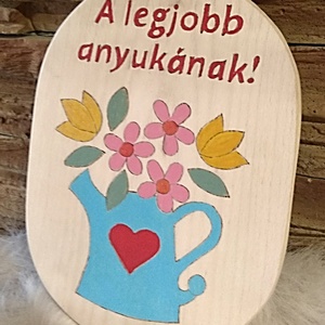 Anya köszöntő tábla, Esküvő, Emlék & Ajándék, Szülőköszöntő ajándék, Famegmunkálás, Gravírozás, pirográfia, MESKA