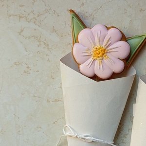 Virág ajándék mézeskalács, Élelmiszer, Édesség, Mézeskalács, Mézeskalácssütés, MESKA