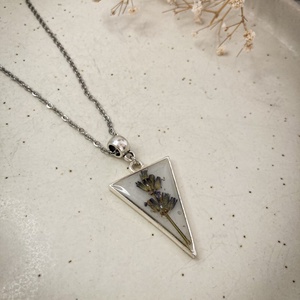 Levendulás nyaklánc - ékszer - nyaklánc - medálos nyaklánc - Meska.hu