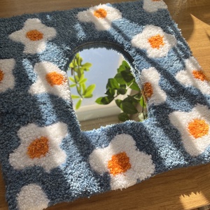 Virágos tükör  - otthon & életmód - dekoráció - tükör - Meska.hu