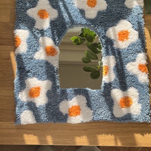 Virágos tükör  - otthon & életmód - dekoráció - tükör - Meska.hu