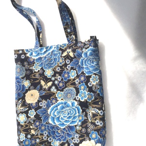 Virágos textil válltáska -  - Meska.hu