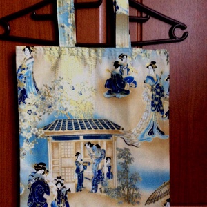 Különleges mintázatú szatyor,  mindennapos használatra - táska & tok - bevásárlás & shopper táska - shopper, textiltáska, szatyor - Meska.hu