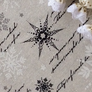 Karácsonyi asztalterítő, textilszaloncukorral - karácsony - karácsonyi lakásdekoráció - Meska.hu