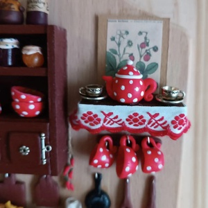 Reggeli a pöttyös konyhában lakásdekor, lakásdekoráció - otthon & életmód - dekoráció - dísztárgy - Meska.hu