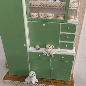 Miniatűr retro konyha - otthon & életmód - dekoráció - dísztárgy - Meska.hu