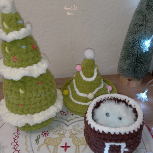 Karácsonyi horgolt játék  - játék & sport - plüssállat & játékfigura - más figura - Meska.hu