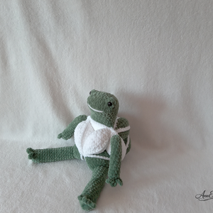 Puzzle horgolt amigurumi -Békuri-fejlesztő játék - Meska.hu