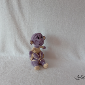 Puzzle horgolt amigurumi -Mákó -fejlesztő játék - baba - mama - baba játékok - mozgásfejlesztő játékok - Meska.hu
