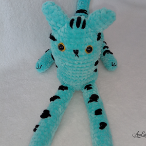 Hupikék cica - baba - mama - baba játékok - szundikendő, alvóka - Meska.hu