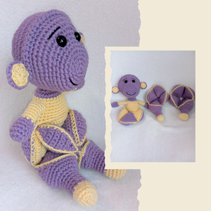 Puzzle horgolt amigurumi -Mákó -fejlesztő játék, Baba - mama, Baba játékok, Mozgásfejlesztő játékok, Horgolás, MESKA