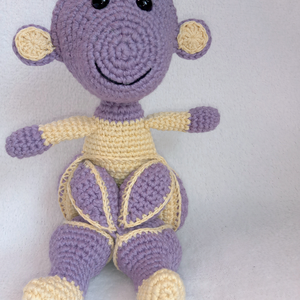 Puzzle horgolt amigurumi -Mákó -fejlesztő játék - baba - mama - baba játékok - mozgásfejlesztő játékok - Meska.hu