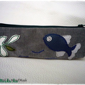 WaterWorld - Halas tolltartó, neszesszer, szemüvegtartó, tarsoly -  - Meska.hu