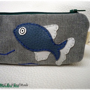 WaterWorld - Halas tolltartó, neszesszer, szemüvegtartó, tarsoly -  - Meska.hu