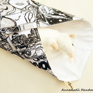  Wrap bag -  képregény újraszalvéta - otthon & életmód - konyhafelszerelés, tálalás - Meska.hu