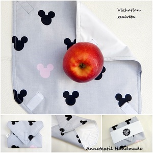 Vízhatlan uzsonnás táska szett - Kids bag set - Mickey - táska & tok - uzsonna- & ebéd tartó - Meska.hu