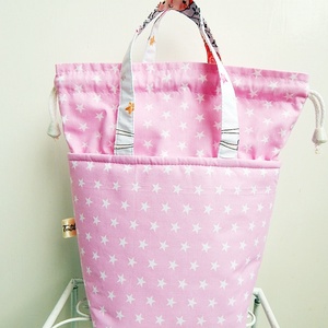 ÖKO Kids bag - tündér csillagokkal uzsonnás táska - táska & tok - uzsonna- & ebéd tartó - Meska.hu