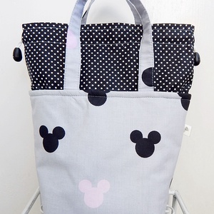 Vízhatlan uzsonnás táska szett - Kids bag set - Mickey - táska & tok - uzsonna- & ebéd tartó - Meska.hu