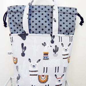 Vízhatlan uzsonnás táska szett - Kids bag set - alpakás, lámás  - ebéd tasak, doboz - ebéd tasak, doboz - Meska.hu