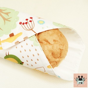 Újraszalvéta, vízhatlan textil szalvéta erdei rókás - táska & tok - uzsonna- & ebéd tartó - szendvics csomagoló - Meska.hu