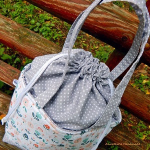 Rainbow flowers Tiny Bag - táska & tok - uzsonna- & ebéd tartó - ebéd tasak, doboz - Meska.hu