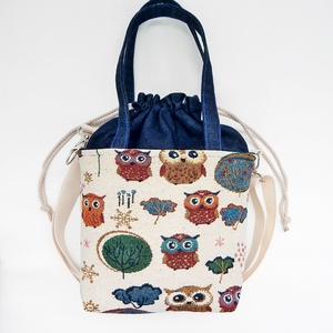 Baglyos táska - vödör táska - táska & tok - kézitáska & válltáska - kézitáska - Meska.hu