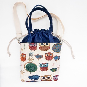 Baglyos táska - vödör táska - táska & tok - kézitáska & válltáska - kézitáska - Meska.hu