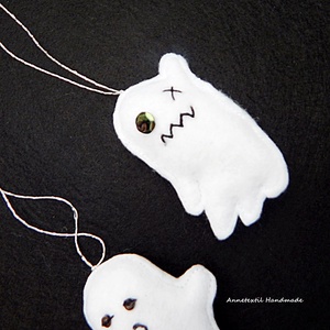 Halloween dekoráció, pici szellemek - otthon & életmód - dekoráció - halloween - halloweeni figurák - Meska.hu