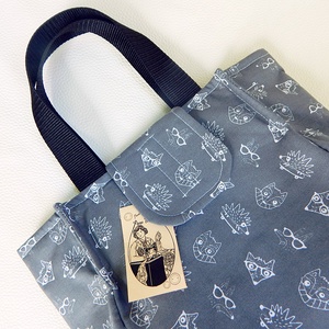 Uzsonnás táska szett róka sünivel, nowaste csomagolás - táska & tok - uzsonna- & ebéd tartó - ebéd tasak, doboz - Meska.hu