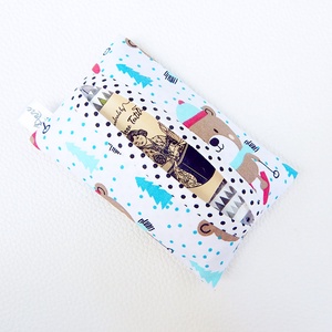 Két oldalas papírzsebkendő tartó - winter bear  - karácsony - mikulás - mikulás ajándékok - Meska.hu