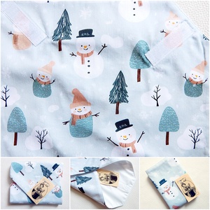 Újraszalvéta téli mese, hóember prémium, vízhatlan csomagoló - Meska.hu