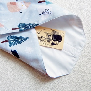 Újraszalvéta téli mese, hóember prémium, vízhatlan csomagoló - otthon & életmód - konyhafelszerelés, tálalás - konyhai textil - szalvéta - Meska.hu