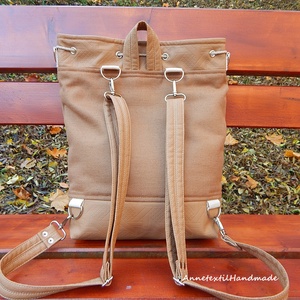 Kalocsa virágok többfunkciós hátizsák/oldaltáska  - táska & tok - hátizsák - hátizsák - Meska.hu