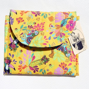 3 fakkos, varázslatos mintás neszeszer - unikornis, tukán, páva - kézműves sminktartó - Meska.hu