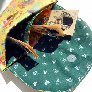 3 fakkos, varázslatos mintás neszeszer - unikornis, tukán, páva - kézműves sminktartó - táska & tok - neszesszer - Meska.hu