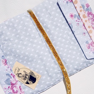 Vintage romantika - kézműves pamutvászon könyvborító  - könyv & zene - könyvtok - Meska.hu