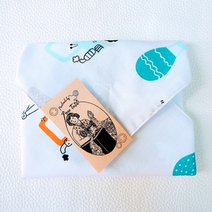 Újraszalvéta munkagépek szivárványal környezettudatos vízhatlan csomagoló, újraszalvéta, Táska & Tok, Uzsonna- & Ebéd tartó, Szendvics csomagoló, Varrás, Patchwork, foltvarrás, MESKA