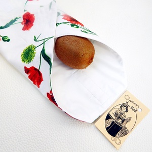 Ökoszalvéta és Újraszalvéta pipacs mintás, a stílusos megoldás - otthon & életmód - konyhafelszerelés, tálalás - konyhai textil - szalvéta - Meska.hu