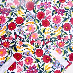 Ökoszalvéta és Újraszalvéta kalocsai virágok mintás, a stílusos megoldás - Meska.hu