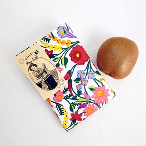 Ökoszalvéta és Újraszalvéta kalocsai virágok mintás, a stílusos megoldás - táska & tok - uzsonna- & ebéd tartó - szendvics csomagoló - Meska.hu