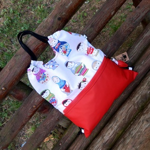 Gymbag hátizsák, tornazsák, shopper matrjoska babás - Meska.hu