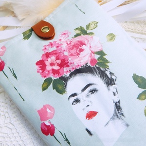 Puha tablettok és ebook tok mentazöld Frida Khalo mintás táska tok tablethez eBookhoz - táska & tok - ebook & tablet tok - Meska.hu