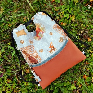 Gymbag hátizsák, tornazsák, shopper táska kutyás  - Meska.hu
