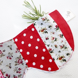 RELAX SZEMMASZK - piros - patchwork  - szépségápolás - arcápolás - alvómaszk, szemmaszk - Meska.hu