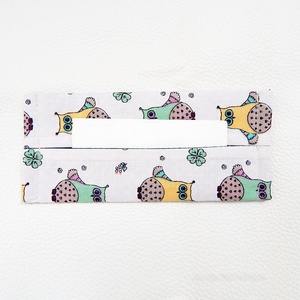 Papírzsebkendő tartó baglyok, Táska & Tok, Pénztárca & Más tok, Zsebkendőtartó tok, Varrás, Patchwork, foltvarrás, MESKA