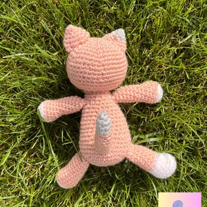 Zokni, a cica - horgolási minta - diy (csináld magad) - szabásminta, útmutató - horgolási minta - Meska.hu
