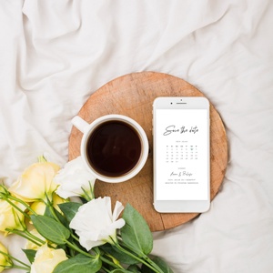 'Save the date' digitális esküvői dátumértesítő, Esküvő, Meghívó & Kártya, Meghívó, Fotó, grafika, rajz, illusztráció, MESKA
